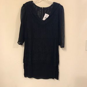 NWT!  Joe’s Black Lace shift dress